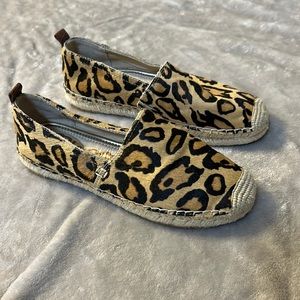 Sam edelman Khloe leopard print espadrille slip ons